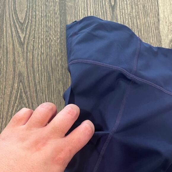 Fabletics Oasis PureLuxe High-Waisted 7/8 Leggings High Rise Stretch Blue Sz XS - Picture 4 of 11